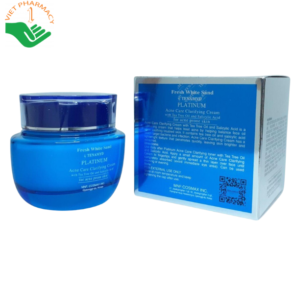 Kem dưỡng Tenamyd Platinum Acne Care Clarifying Cream dành cho da mụn