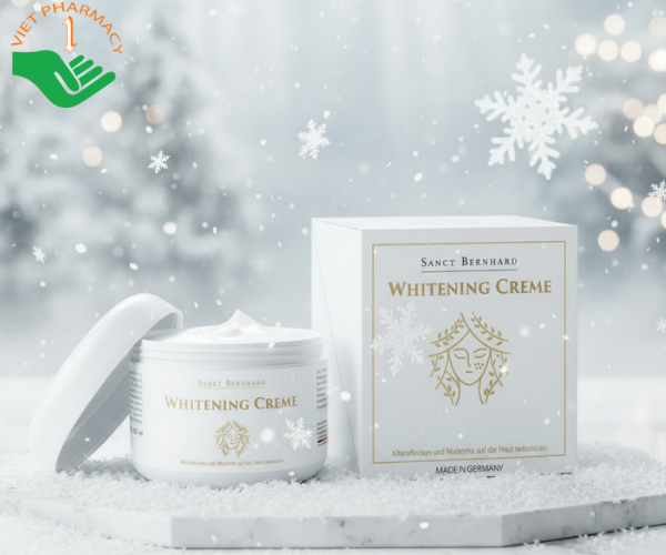Kem dưỡng trắng da Sanct Bernhard Whitening Creme (Hộp 50g)