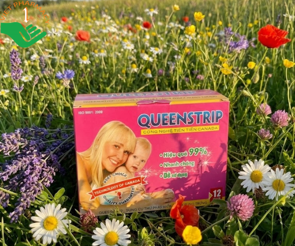 Que thử rụng trứng Queenstrip hỗ trợ phát hiện ngày rụng trứng nhanh chóng, đơn giản (Hộp x 12 cái)