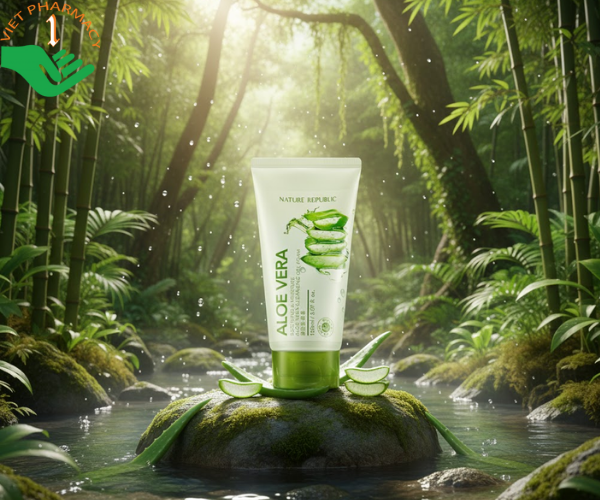 Sữa rửa mặt Soothing & Moisture Aloe Vera Foam Cleanser (Tuýp 150ml)