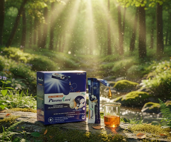 Súc họng miệng PlasmaKare dạng túi giải pháp tại chỗ cho bệnh hô hấp (Hộp 25 gói x 10ml)