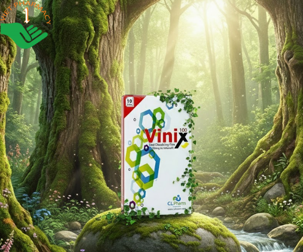 Tem ngậm Vinix 100 điều trị rối loạn cương dương ở nam giới (Hộp 10 phim)