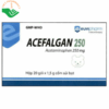 Thuốc Acefalgan 250mg tác dụng giảm đau đầu, đau răng, hạ sốt nhanh