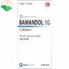 Thuốc Bamandol 1g điều trị các bệnh nhiễm khuẩn nhạy cảm với thuốc