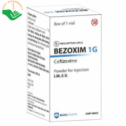 Thuốc Bezoxim 1g tác dụng diệt khuẩn bằng cách ức chế tổng hợp mucopeptide ở thành tế bào vi khuẩn