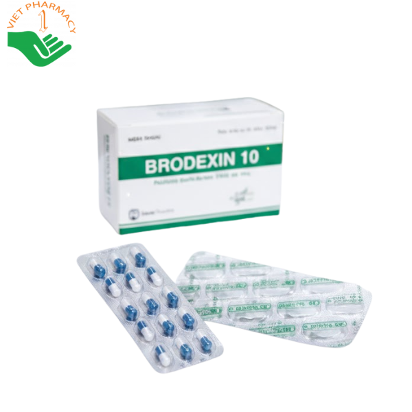 Thuốc Brodexin 10 điều trị ho do kích ứng, viêm họng