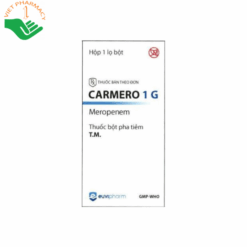Thuốc Carmero 1g điều trị viêm phổi mắc phải và viêm màng não