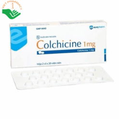 Thuốc Colchicine 1mg Euvipharm giảm đau Gou
