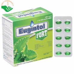 Thuốc Eugintol Fort điều trị các chứng ho do đau họng, sổ mũi, cảm cúm