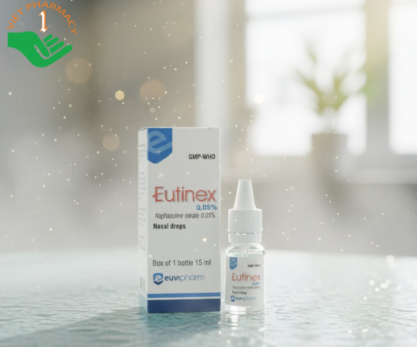Thuốc Eutinex 0.05% điều trị viêm mũi cấp và mạn tính, dị ứng gây nghẹt mũi (Hộp 1 chai 15ml)