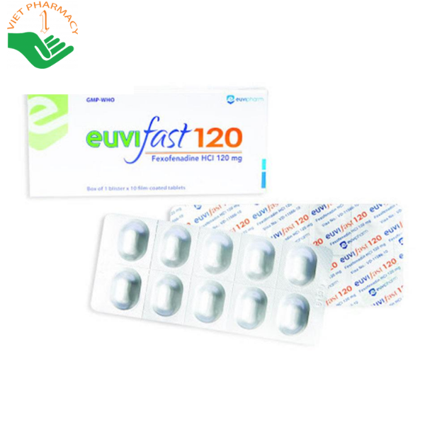 Thuốc Euvifast 120 điều trị triệu chứng dị ứng