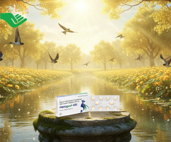 Thuốc Heragest-400 hỗ trợ dự phòng sảy thai, vô sinh nữ (Hộp 1 vỉ x 10 viên)