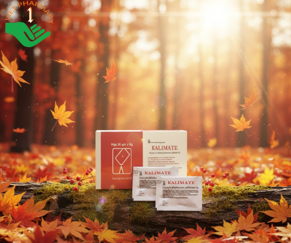 Thuốc Kalimate điều trị tăng kali, giải độc hiệu quả (Hộp 30 gói x 5g)