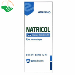 Thuốc Natricol 10ml dùng để vệ sinh mắt, mũi, an toàn cho trẻ sơ sinh