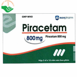 Thuốc Piracetam 800mg Euvipharm giảm chóng mặt, kém tập trung
