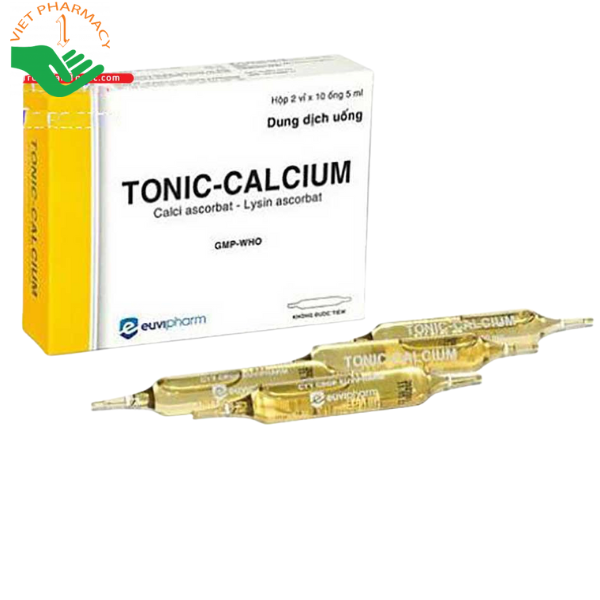 Thuốc Tonic Calcium giúp cung cấp một số acid amin cần thiết cho cơ thể