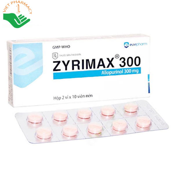 Thuốc Zyrimax 300 dành cho bệnh nhân mắc bệnh Gout