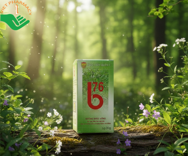 Thuốc bỏng quân đội B76 Học viện Quân Y trị bỏng tốt (Hộp 1 lọ 20g)