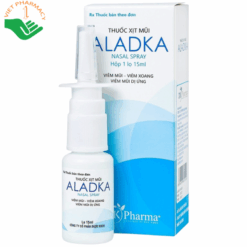 Thuốc xịt mũi Aladka điều trị viêm mũi, viêm xoang, viêm mũi dị ứng