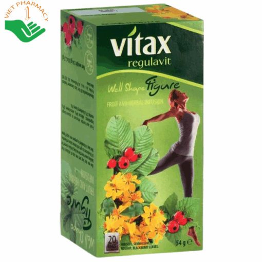 Trà trái cây và thảo dược Vitax Regulavit Well Shape Figure (Hộp 20 gói x 2,7g)