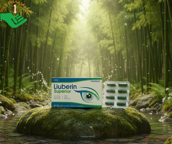 Viên uống Liuberin Superior Aconitum UAB hỗ trợ cải thiện thị lực (Hộp 30 viên)