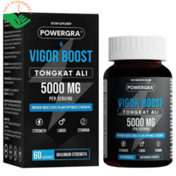 Viên uống Powergra Vigor Boost TongKat Ali phục hồi và tăng cường sinh lý nam giới