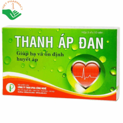 Viên uống Thanh áp đan điều trị hạ huyết áp và giảm mỡ máu