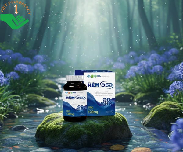 Viên uống kẽm DSD Biozinc hỗ trợ tăng cường hệ miễn dịch (Hộp 60 viên)