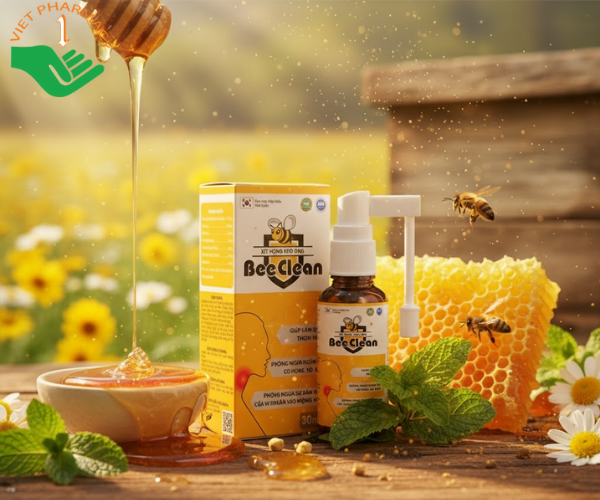 Xịt họng kẹo ông BeeClean hỗ trợ giảm ho (Chai 30ml)