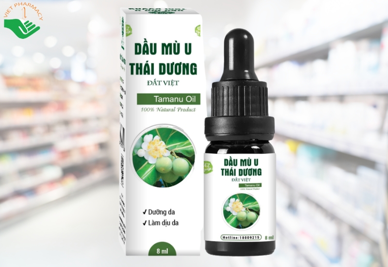 Dầu mù u Thái Dương Đất Việt (chai 8ml)