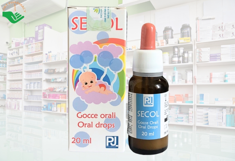 Dung dịch nhỏ miệng Secol hỗ trợ điều trị & phòng ngừa nôn trớ, khó tiêu, đau bụng đầy hơi chai 20ml