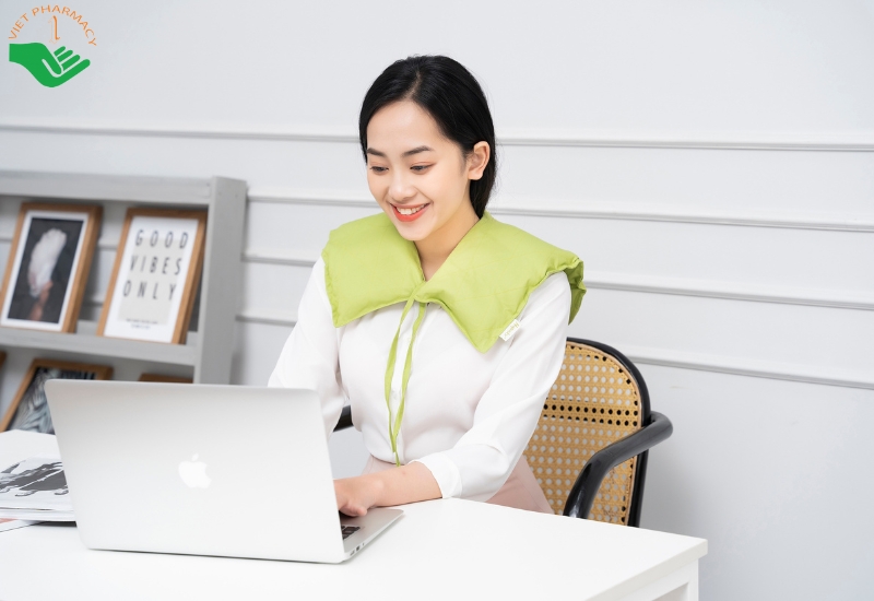 Hapaku Túi chườm thảo dược - Vai gáy