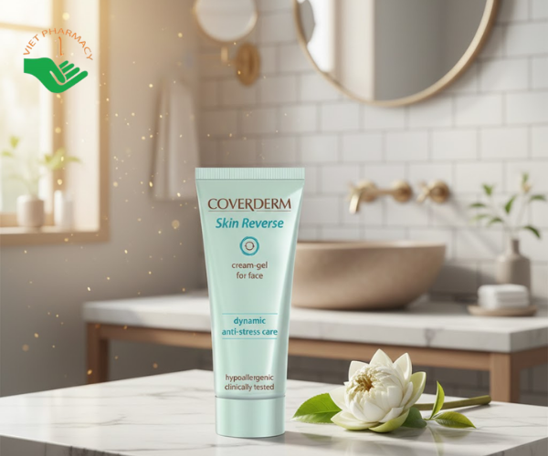 Kem dưỡng giữ ẩm và ngăn ngừa mụn Coverderm Skin Reverse (Hộp 1 lọ 40ml)