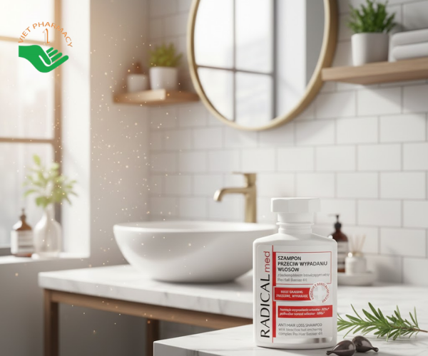 Dầu gội Radical Med Anti Hair Loss Shampoo hỗ trợ ngăn rụng, mọc tóc (Hộp 1 chai 300ml)