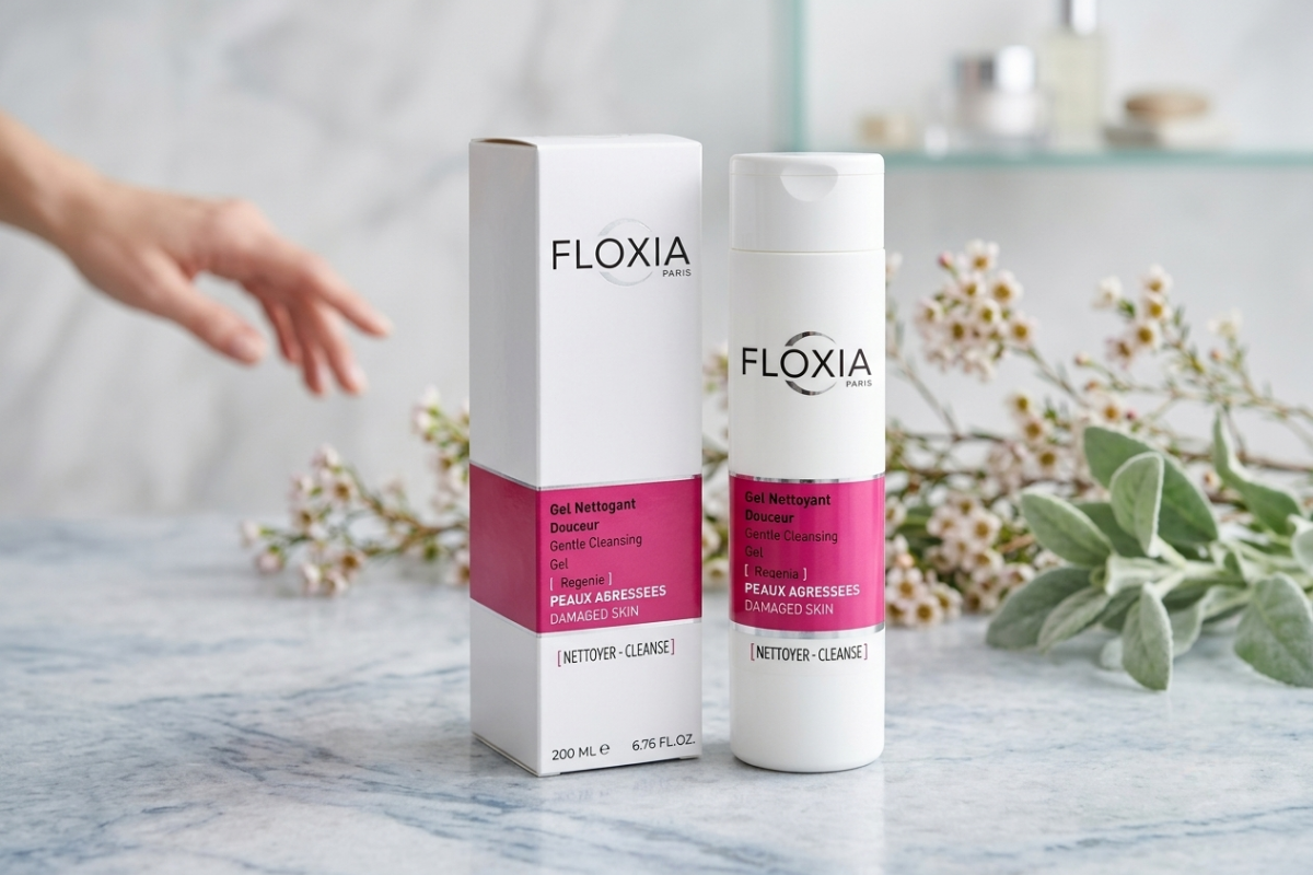 Sữa rửa mặt Floxia Regenia Gentle Cleansing Gel dành cho da nhạy cảm