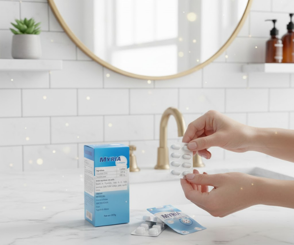 Viên uống Myria Glutathion chống oxy hóa (Hộp 1 lọ 60 viên)