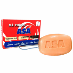 Xà phòng Asa kháng khuẩn, hỗ trợ điều trị viêm da (Hộp 4 cái x 30g)