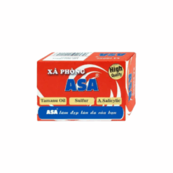 Xà phòng Asa kháng khuẩn, hỗ trợ điều trị viêm da (Hộp 4 cái x 30g)