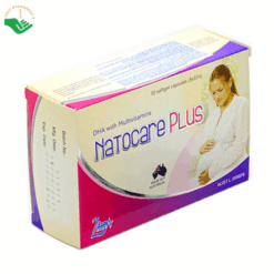 Viên uống Natocare Plus hỗ trợ bổ sung vitamin và khoáng chất (Hộp 3 vỉ x 10 viên)