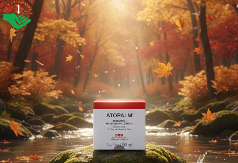 Kem bôi viêm da cơ địa, dưỡng ẩm Atopalm I.M. Cream (Hộp 100ml)