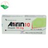 Thuốc Atirin 10mg điều trị viêm mũi dị ứng và nổi mày đay (Hộp 3 vỉ x 10 viên)