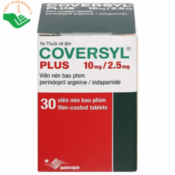 Thuốc Coversyl Plus 10mg_2.5mg điều trị tăng huyết áp