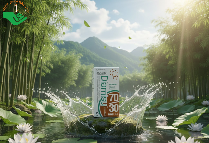 Thuốc Diamisu 70/30 điều trị đái tháo đường (Hộp 1 lọ 10ml)