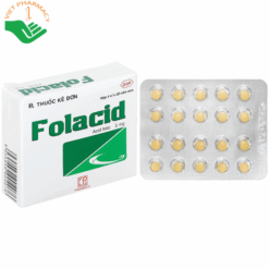 Thuốc Folacid 5mg phòng và trị thiếu axit folic