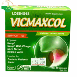 Viên ngậm Vicmaxcol dùng được cho người tiểu đường, ăn kiêng