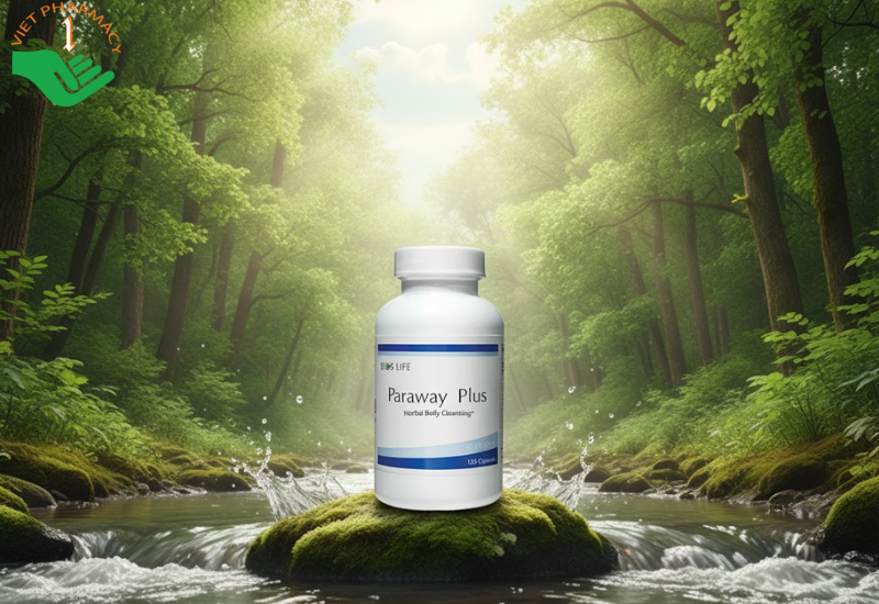 Viên uống Paraway Plus hỗ trợ loại bỏ các chất cặn bã, các ký sinh trùng giúp thanh lọc cơ thể (Hộp 1 lọ 120 viên)