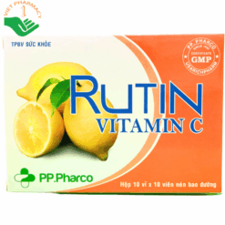 Viên uống Rutin Vitamin C tăng cường sức đề kháng, hỗ trợ tăng sức bền thành mạch