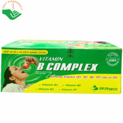 Viên uống Vitamin B Complex bổ sung Vitamin (B1, B2, B6, PP) cho cơ thể