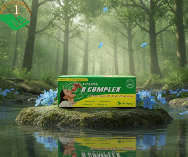 Viên uống Vitamin B Complex bổ sung Vitamin (B1, B2, B6, PP) cho cơ thể (Hộp 50 vỉ x 10 viên)