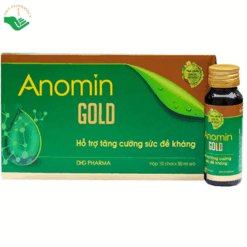 Anomin Gold – Hỗ trợ bồi bổ cơ thể, bổ sung protein cho cơ thể (Hộp 06 chai x 50ml siro)